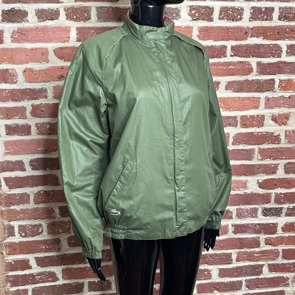 Vintage 80s Reversible Lacoste Jacket with in Green and Plaid Options Size S - Picture 8 of 14